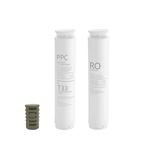 EC-FilterSet® – Filtres de Remplacement Longue Durée pour Osmoseurs de Comptoir EC®