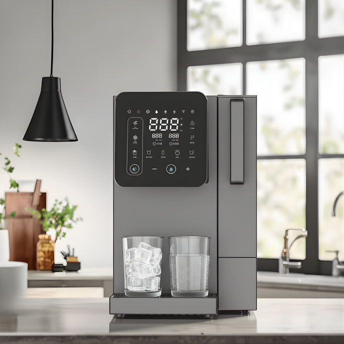 Osmoseur & Machine à Glaçons ICE100® – Eau Pure Chaude, Froide & Glaçons Instantanés