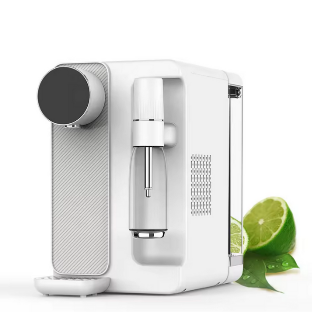 Osmoseur de Comptoir EC85® – Eau Pure Chaude, Froide & Pétillante (RO + Soda) Sans Installation