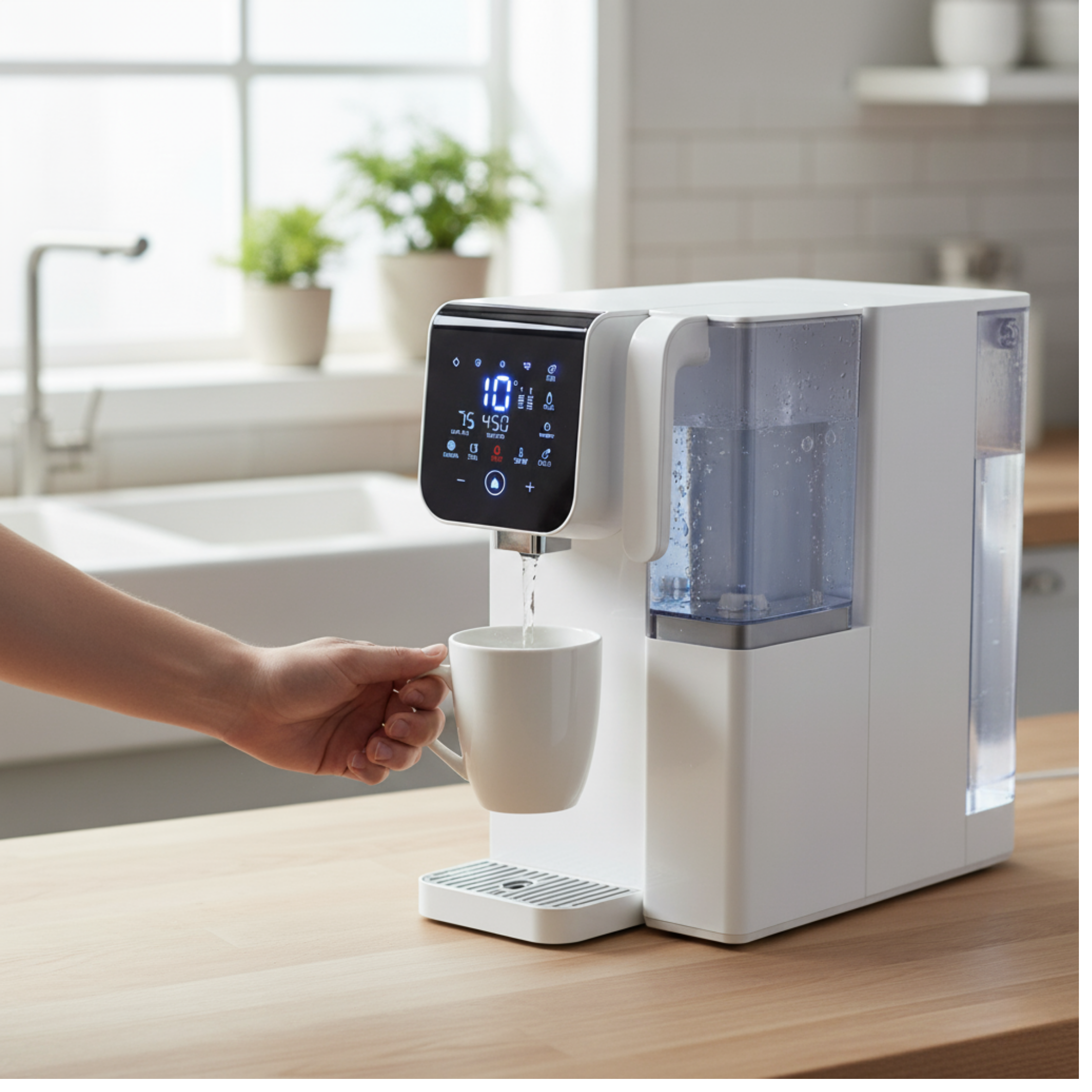 Osmoseur de Comptoir EC55 – Filtration 4 Étapes, Sans Installation